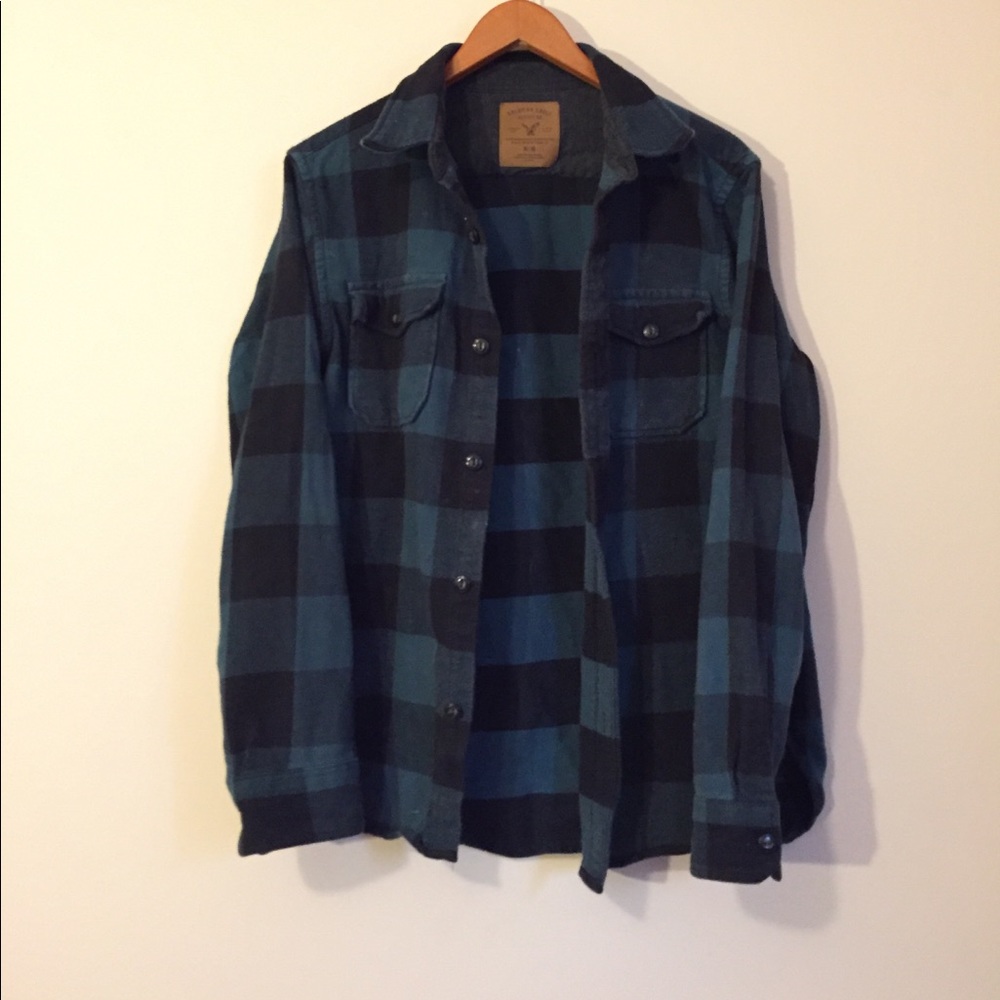 Forest green heavyweight flannel